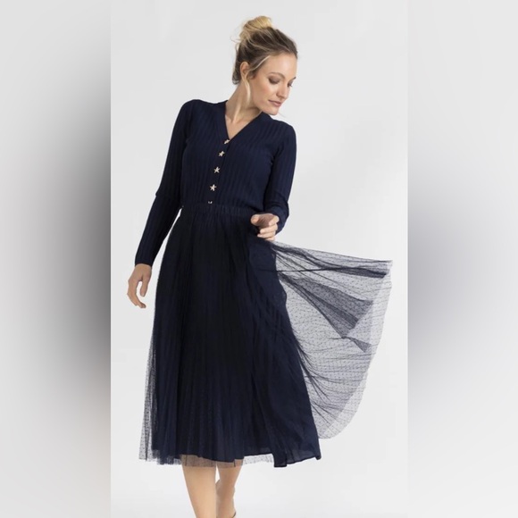 PRINCESS GOES HOLLYWOOD Navy cardigan - Picture 5 of 12